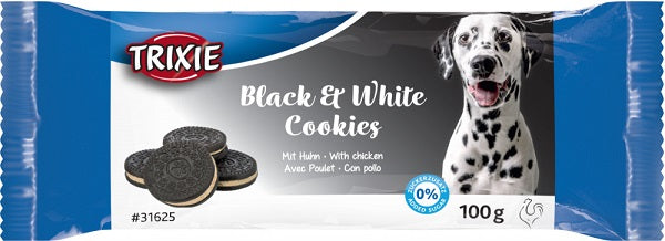 TRIXIE COOKIES BLACK & WHITE 100 GR. / 4 PZ.