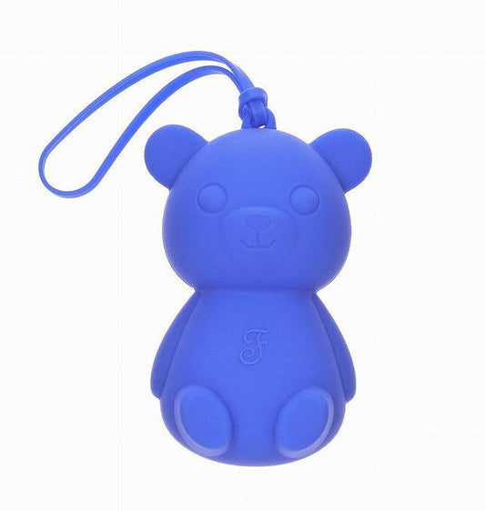 ***PORTASACCHETTI TEDDY  SILICONE BLU 10X5X6,5CM