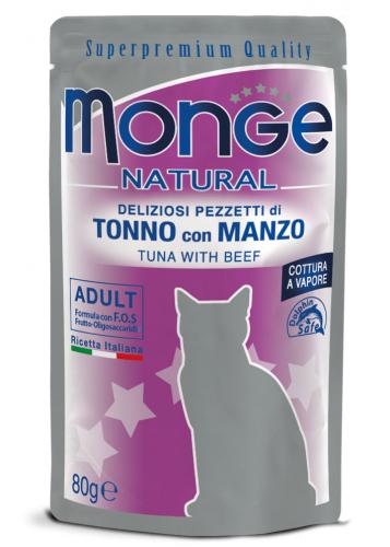 MONGE BUSTE TONNO/MANZO GR 80