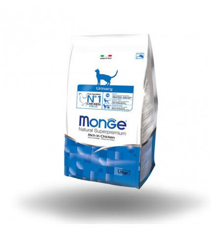 MONGE SUPERPREMIUM GATTO URINARY AL POLLO DA 1,5 KG